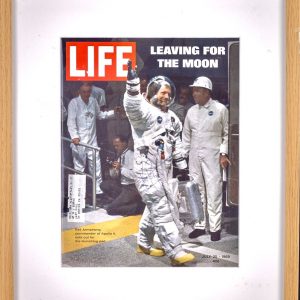 Neil Armstrong Hand Signed Life Magazine Cover Moon Landing 1969