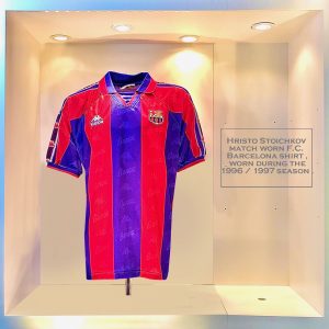 Hristo Stoichkov Match Worn La Liga Shirt 1996 / 1997