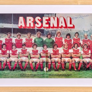 Arsenal 1978 - 1979 Season F.A Cup Winners Signed Large Framed Team Poster