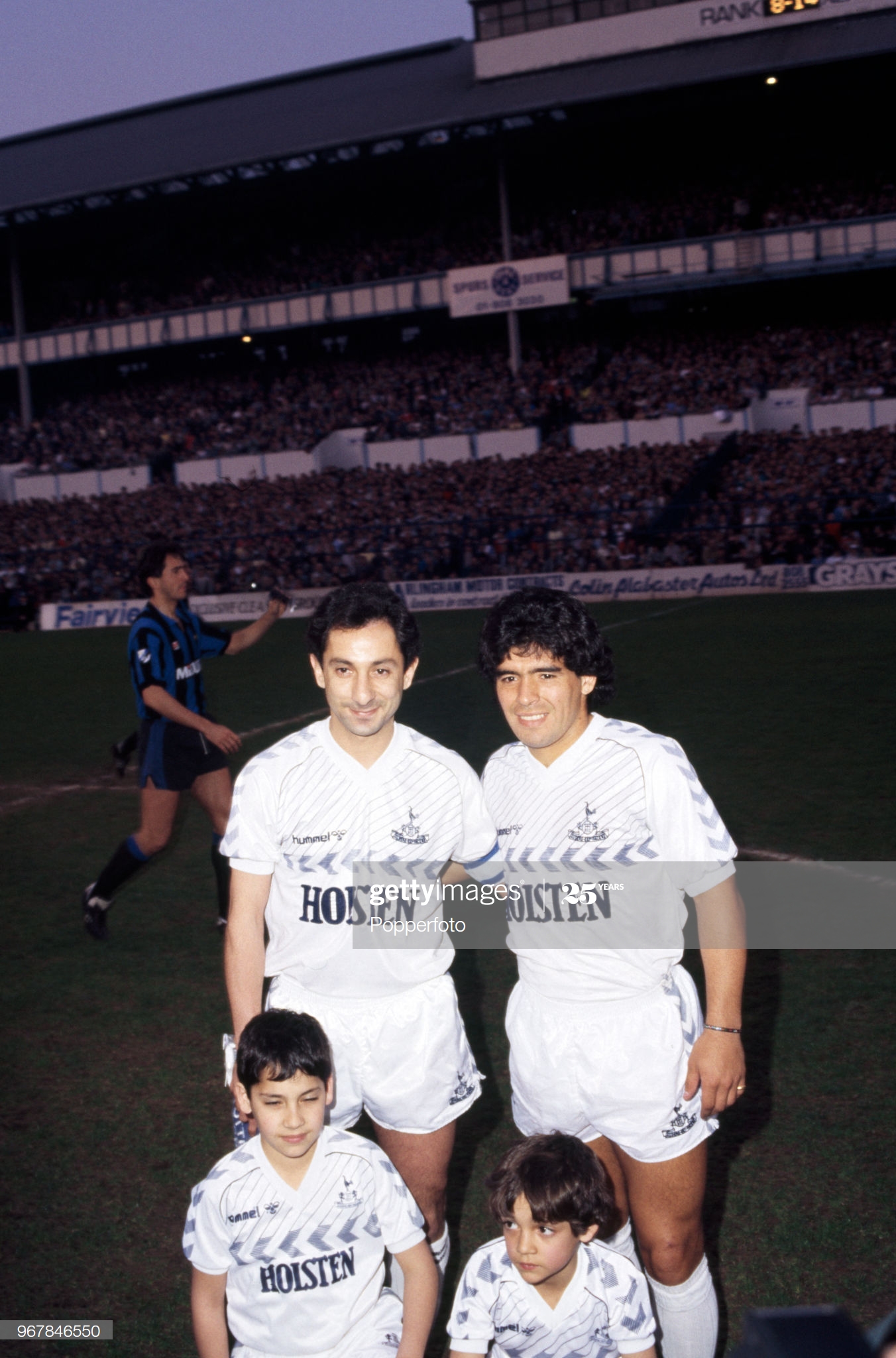 Classic Football Shirts on X: Tottenham Hotspur 1985 Home by Hummel ⚪  Amazing 80s Hummel design worn during Ossie Ardiles' testimonial in 1986.  Diego Maradona even got a run-out in it! Hitting