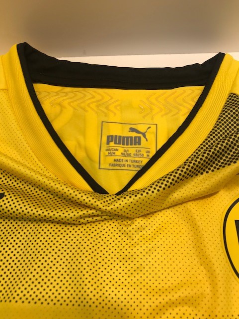 Marco Reus Match Worn Borussia Dortmund Bundesliga Shirt 2017 - 2018 ...