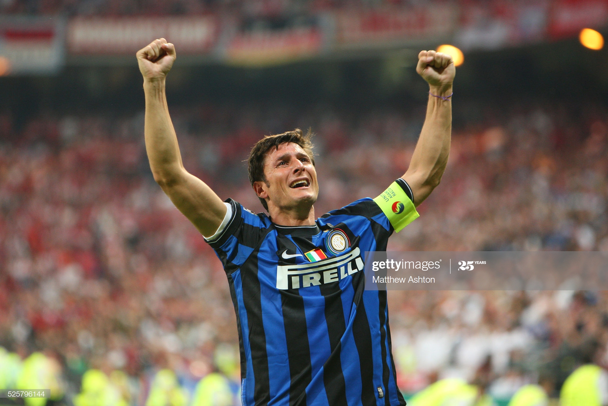 Charitybuzz: Exclusive Inter Milan Match Jersey Signed by Javier Zanetti