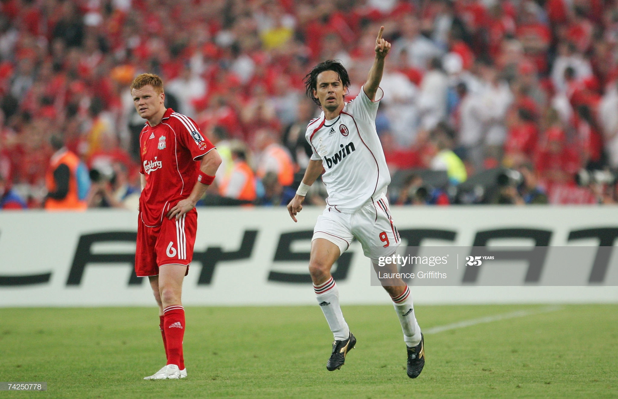 Milan Shirt Final Champions League 2007 Maldini NESTA Kaka Inzaghi