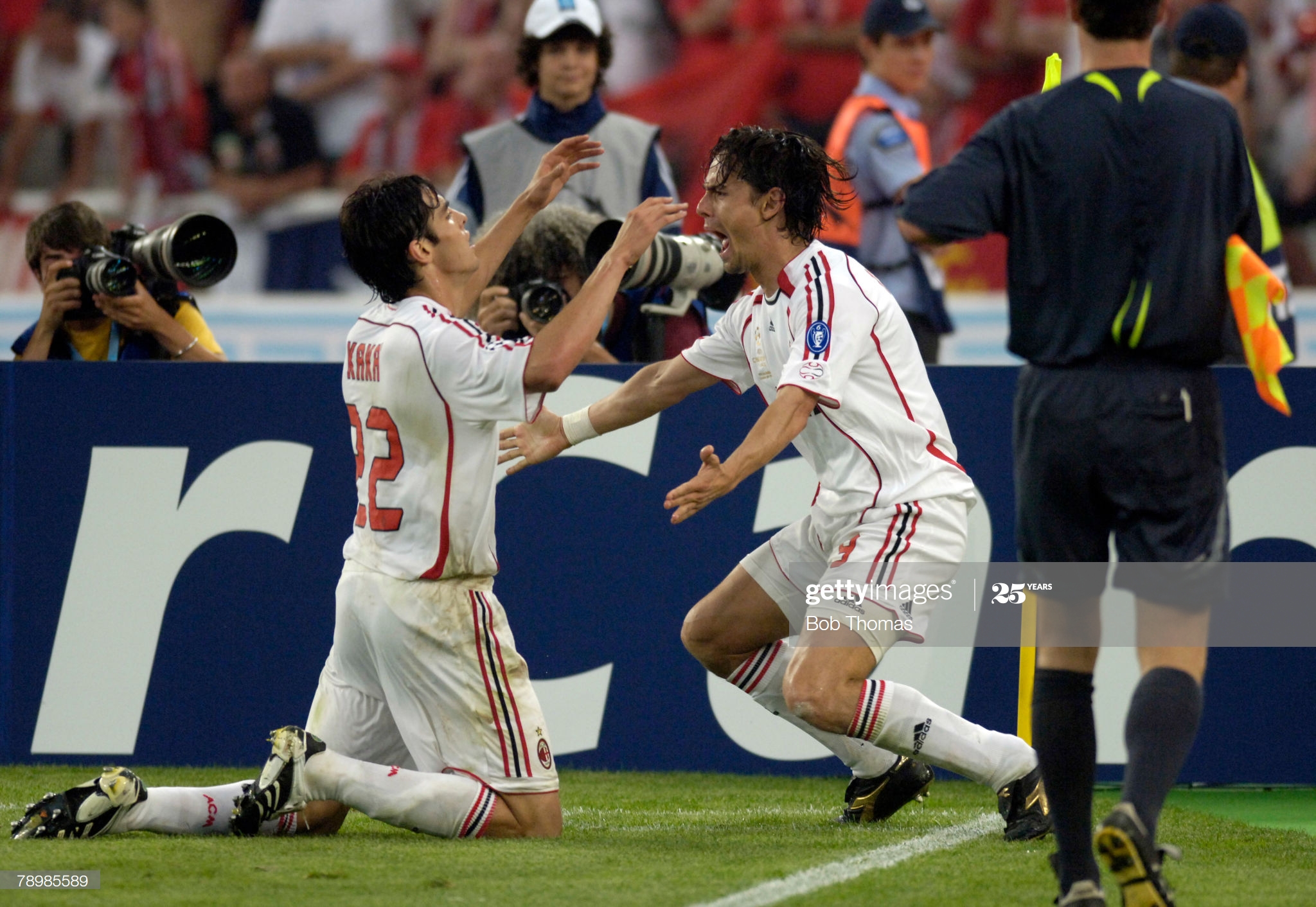 Milan Shirt Final Champions League 2007 Maldini NESTA Kaka Inzaghi