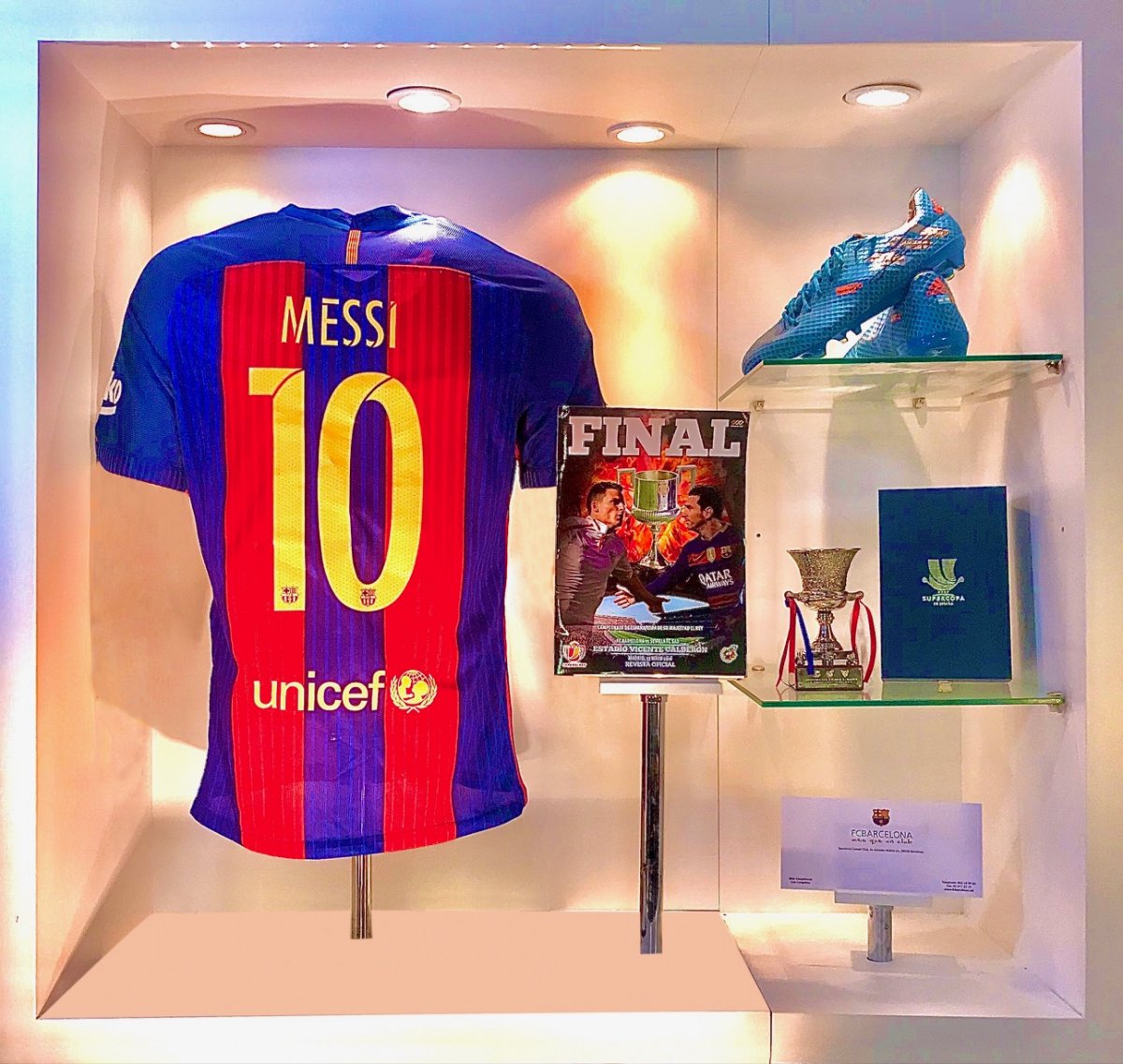 messi game worn jersey