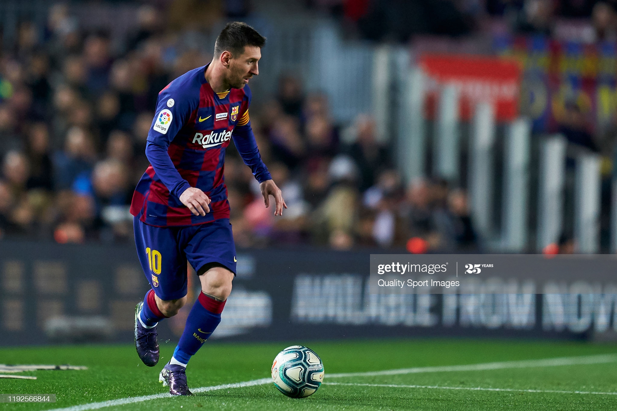 Lionel Messi Match Worn F.C Barcelona La Liga Shirt 2019 - 2020