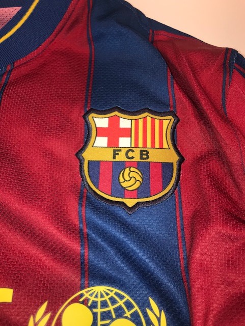 Xavi Match Worn F.C Barcelona Champions League Shirt 2009 - 2010 Season ...