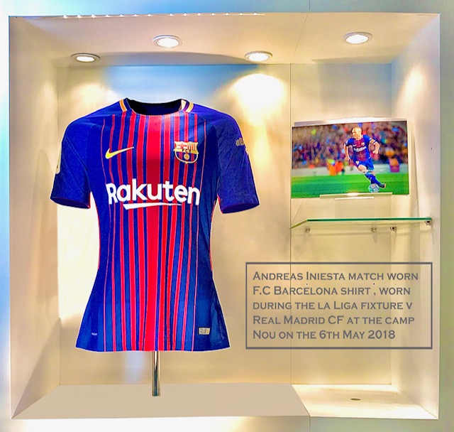 Lionel Messi Match Worn F.C Barcelona La Liga Shirt 2019 - 2020