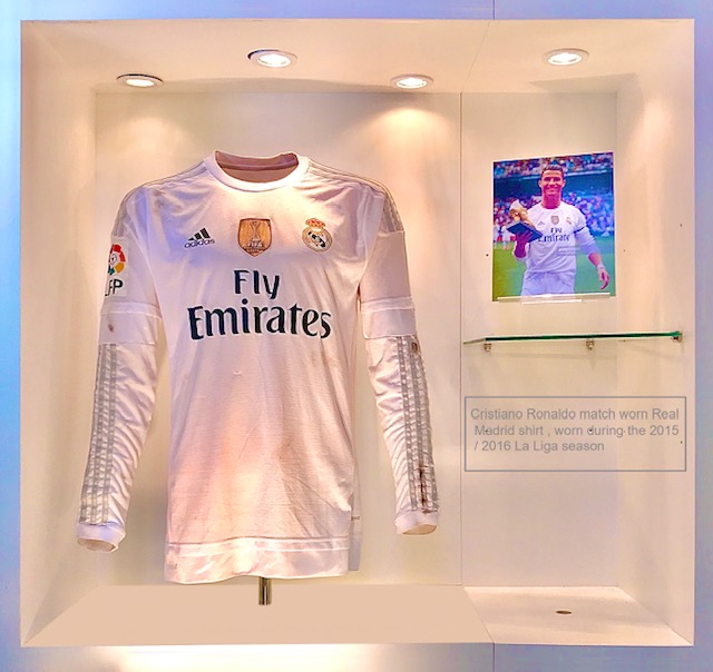 Cristiano Ronaldo Match Worn Real Madrid La Liga Shirt 2015