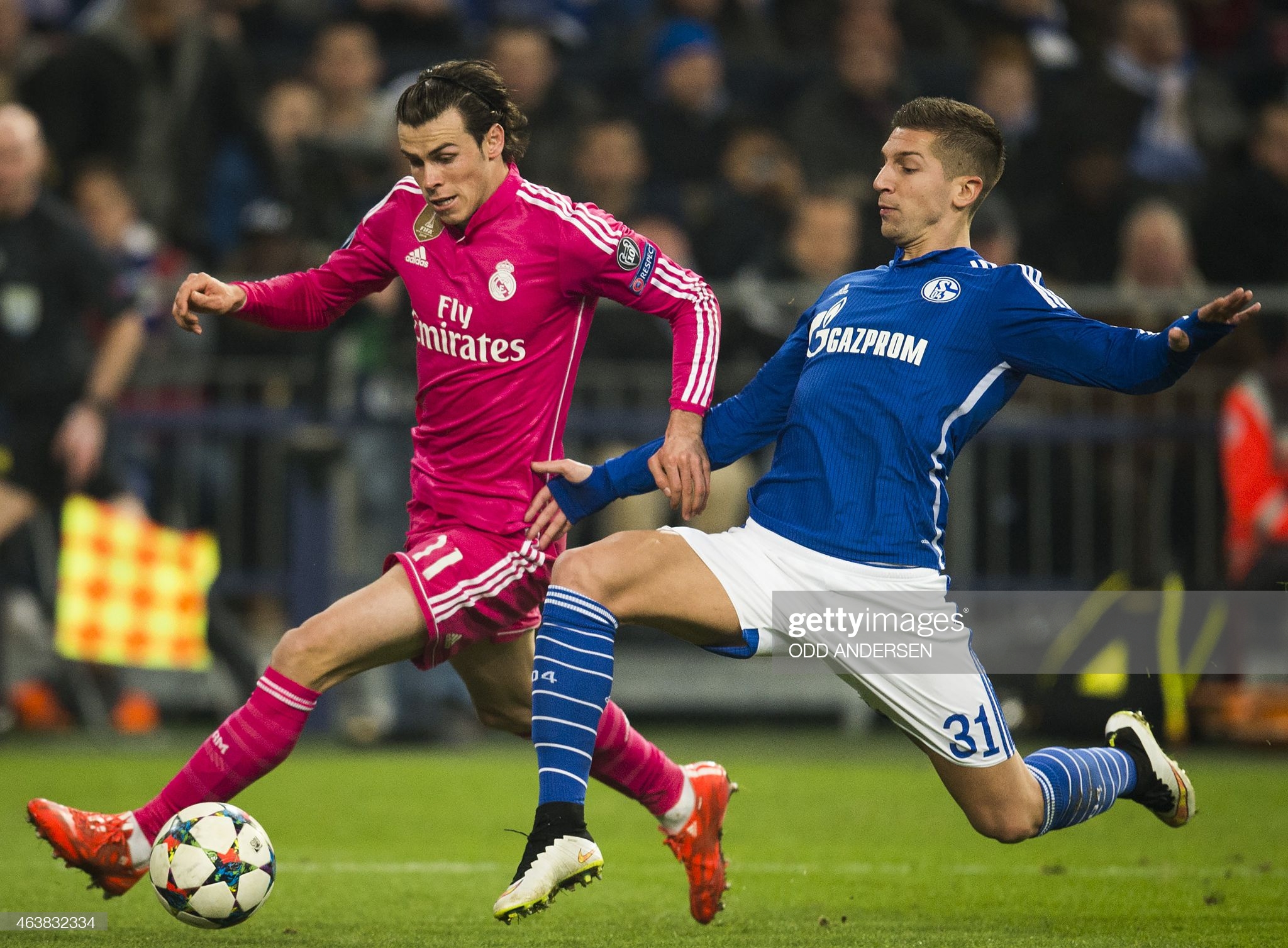 Madrid, Spain. 13th Mar, 2014. Gareth Bale presents his new boots Adidas  Predator at Adidas Santiago Bernabeu Store on March 13, 2014 in Madrid  Credit: Jack Abuin/ZUMAPRESS.com/Alamy Live News Stock Photo 