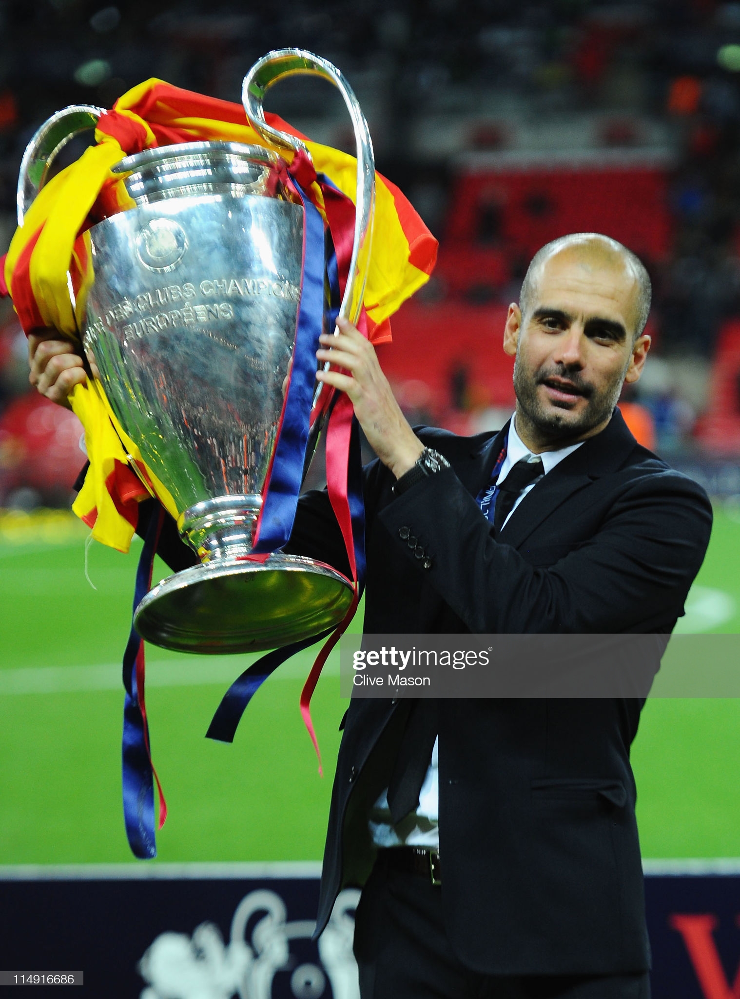 F.C Barcelona Champions League Final Match Pennant Wembley London ...