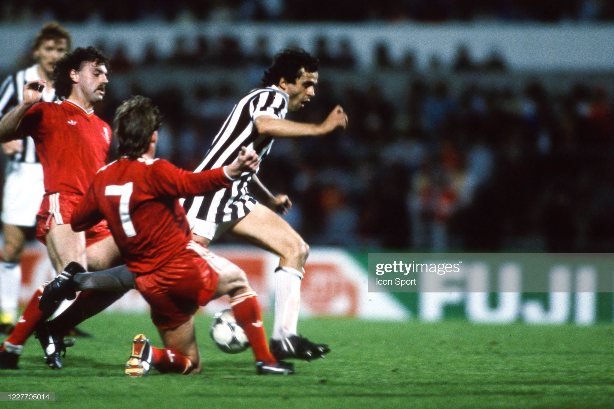 Feuille Blanche Super Gol Michel Platini Juventus Nouveau Sans