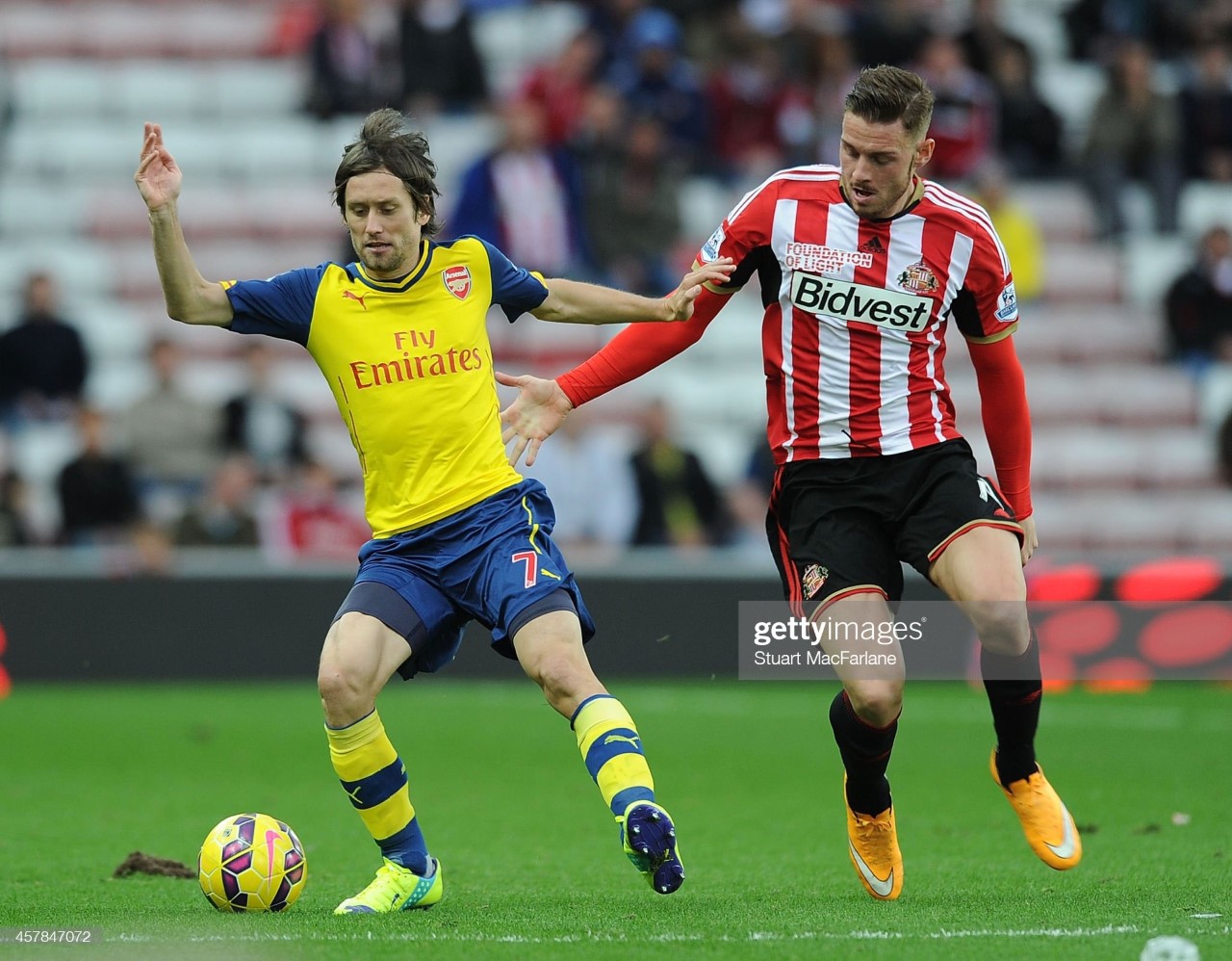 Arsenal 12/14 ROSICKY Home Soccer Jersey - WorldSoccerShop.com