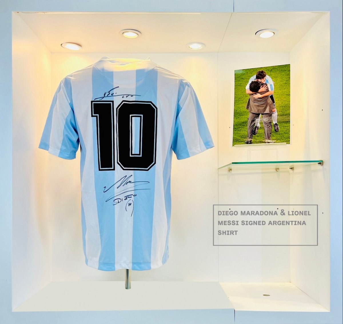Lionel Messi Signed Nike Barcelona Jersey and 2022 World Cup 