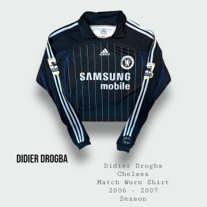 Didier Drogba Match Worn Chelsea Shirt 2006 - 2007 Season