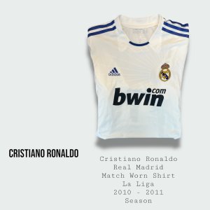 Cristiano Ronaldo Match Worn Real Madrid Shirt 2010 - 2011 Season