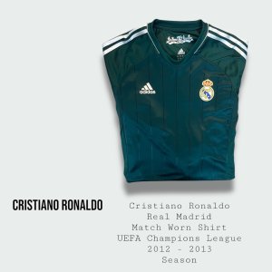 Cristiano Ronaldo Match Worn Real Madrid UEFA Champions League Shirt 2012 - 2013 Season