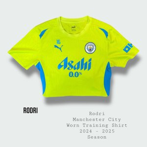 Rodri Match / Training Worn Manchester City Shirt 2024 - 2025 Season
