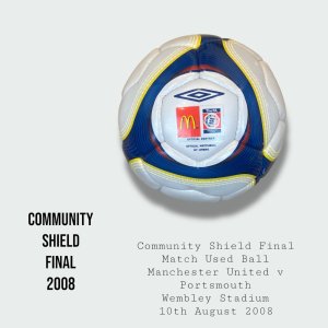 Manchester United Community Shield Final 2008 Match Used Ball