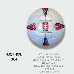 Manchester United FA Cup Final 2004 Match Used Ball