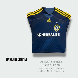 David Beckham Match Worn LA Galaxy MLS Shirt 2009 Season