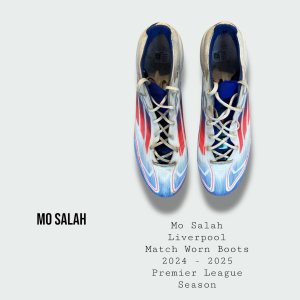 Mo Salah Match Worn Liverpool Football Boots 2024 - 2025 Premier League Champions Season