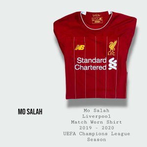 Mo Salah Match Worn Liverpool UEFA Champions League Shirt 2019 - 2020 Season
