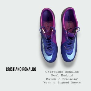 Cristiano Ronaldo Match & Training Worn & Signed Real Madrid Boots