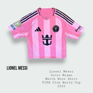 Lionel Messi Match Worn Inter Miami FIFA Club World Cup Shirt - 2025