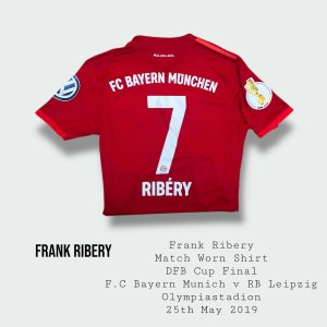Franck Ribery Match Worn DFB Cup Final F.C Bayern Munich Shirt 2019