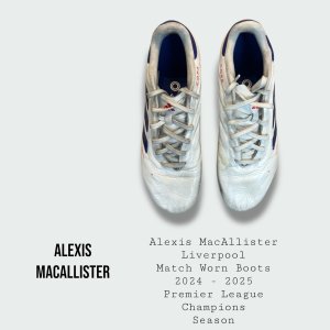Alexis MacAllister Match Worn Liverpool Football Boots 2024 - 2025 Premier League Champions Season