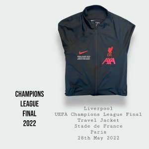 Liverpool Player & Staff Worn Champions League Final Travel Jacket Paris 2022