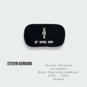 Steven Gerrard Worn Liverpool Captains Armband 2004 - 2005 Season
