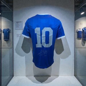 Diego Maradona Hand Signed FIFA World Cup 1986 Finals Argentina Shirt