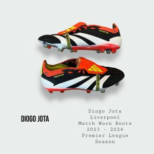 Diogo Jota Match Worn Liverpool Football Boots 2023 - 2024 Premier League Season