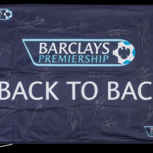 Chelsea Team Signed Paraded Premier League Champions Winners Flag Banner 2005 - 2006