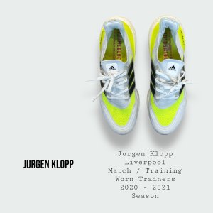 Jurgen Klopp Match / Training Worn Liverpool Football Trainers 2020 - 2021 Season