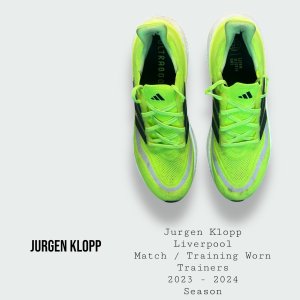 Jurgen Klopp Match / Training Worn Liverpool Football Trainers 2023 - 2024 Season