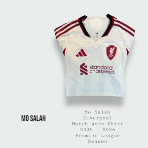 Mo Salah Match Worn Liverpool Premier League Shirt 2025 - 2026 Season