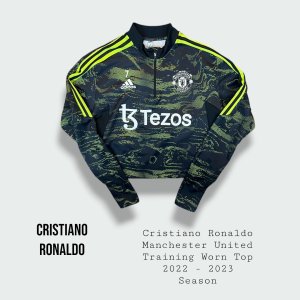 Cristiano Ronaldo Match / Training Worn Manchester United Pro Top 2022 - 2023 Season