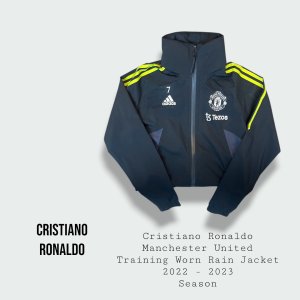 Cristiano Ronaldo Match / Training Worn Manchester United Pro Rain Jacket 2022 - 2023 Season