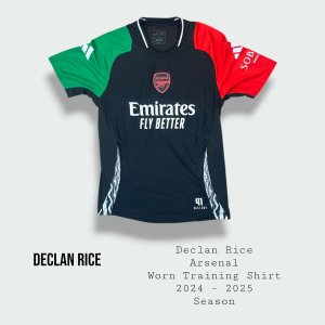 Declan Rice Match / Training Worn Arsenal Shirt 2024 - 2025 Season