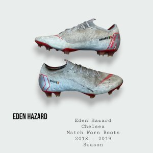 Eden Hazard Match Worn Chelsea Football Boots 2018 - 2019 Season