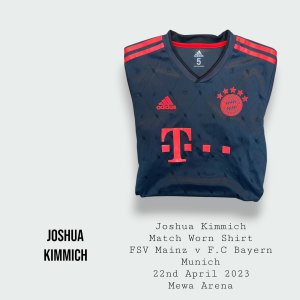 Joshua Kimmich Match Worn F.C Bayern Munich Shirt 2022 - 2023 Season