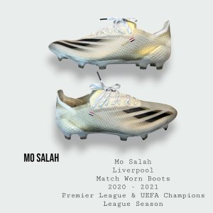 Mo Salah Match Worn Liverpool Football Boots 2020 - 2021 Season