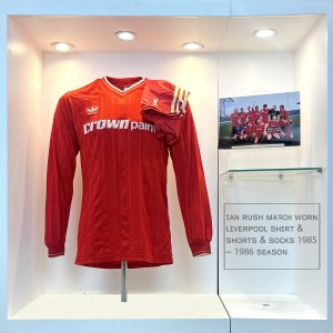 Ian Rush Match Worn Liverpool Shirt & Shorts & Socks 1985 - 1986 Season