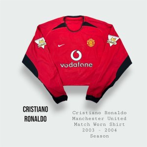 Cristiano Ronaldo Match Worn Manchester United Shirt 2003 - 2004 Season