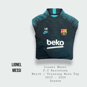 Lionel Messi F.C Barcelona Match / Training Worn Top 2019 - 2020 Season