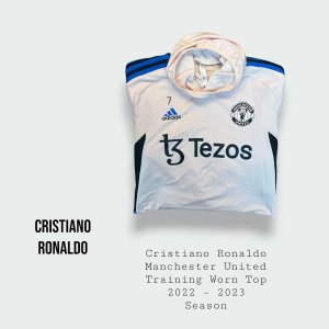 Cristiano Ronaldo Match / Training Worn Manchester United Pro Top 2022 - 2023 Season