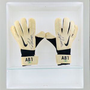 Alisson Becker Match Worn & Signed Liverpool Goalkeeper Gloves 2019 - 2020 Season